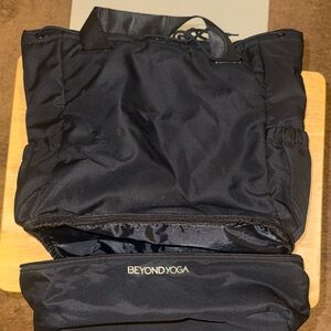 Beyond Yoga Black Nylon Everyday Tote